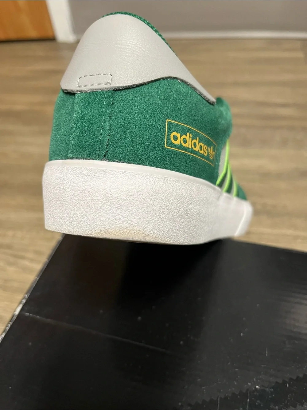 Adidas Matchbreak Super - Dark Green Suede - Men 10/Women 11 - JH5174
